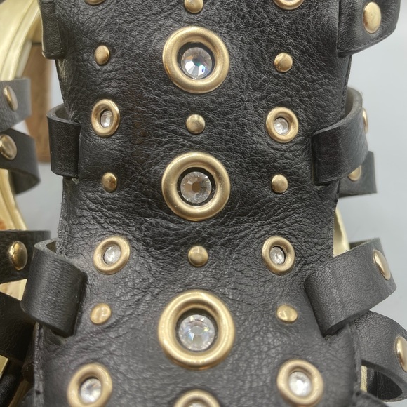 Michael Kors Strappy Heels with Crystals - Size 8 - Picture 3 of 7